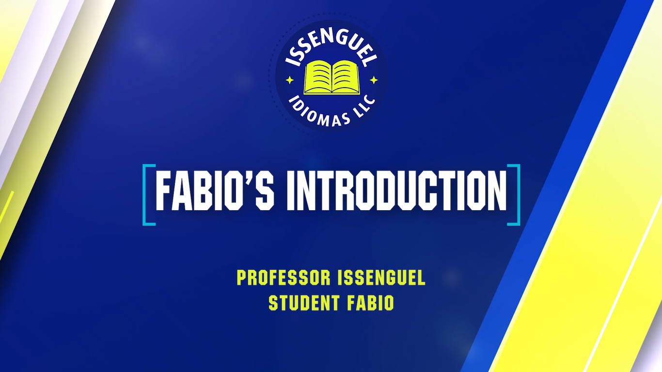 Fabio's Introduction